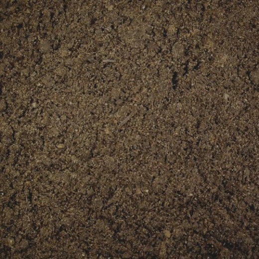 Harpet muldjord i bigbag